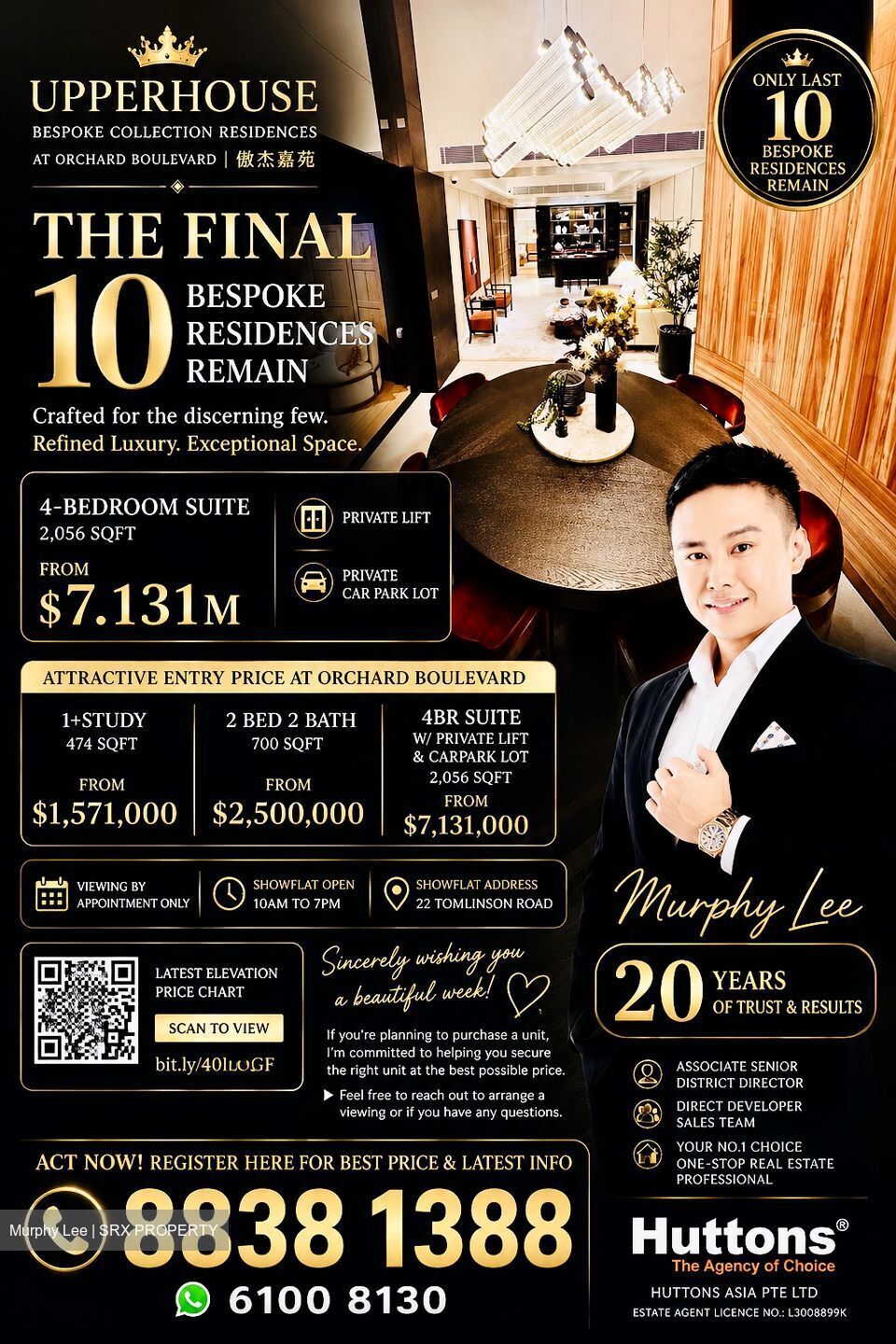 Upperhouse At Orchard Boulevard (D10), Apartment #593418261